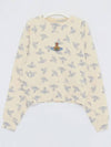 Logo Athletic Sweatshirt Cream - VIVIENNE WESTWOOD - BALAAN 4