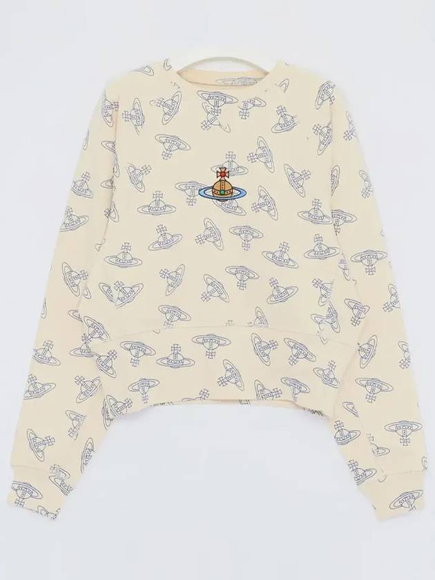 Logo Athletic Sweatshirt Cream - VIVIENNE WESTWOOD - BALAAN 4