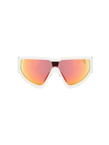 23 fw WRAPID Mask Sunglasses ML0249 21G WHITE B0230376494 - MONCLER - BALAAN 1