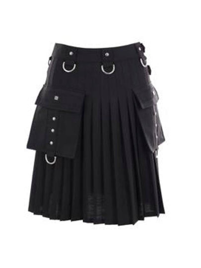 KILTED mini skirt BW40RU108W 001 BLACK B0170949512 - GIVENCHY - BALAAN 2