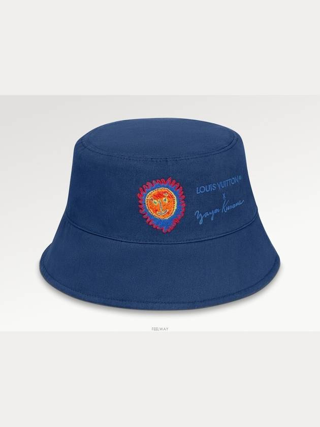 Reversible Face Bucket Hat Blue - LOUIS VUITTON - BALAAN 3