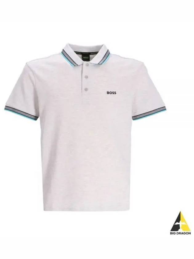 Paddy Cotton Short Sleeve Polo Shirt White - HUGO BOSS - BALAAN 2