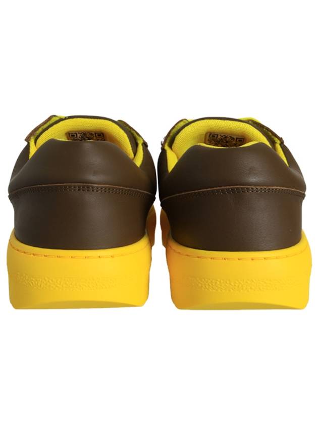 CSHOXSNK001 LTH008 7203 Dreamy Leather Sneakers Brown Yellow - SUNNEI - BALAAN 3