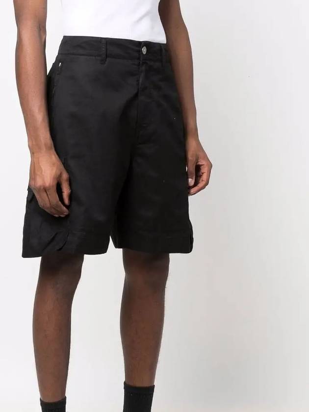 Shadow Project Cargo Shorts Black - STONE ISLAND - BALAAN 4