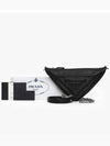 Triangle Leather Mini Shoulder Bag Black - PRADA - BALAAN 4