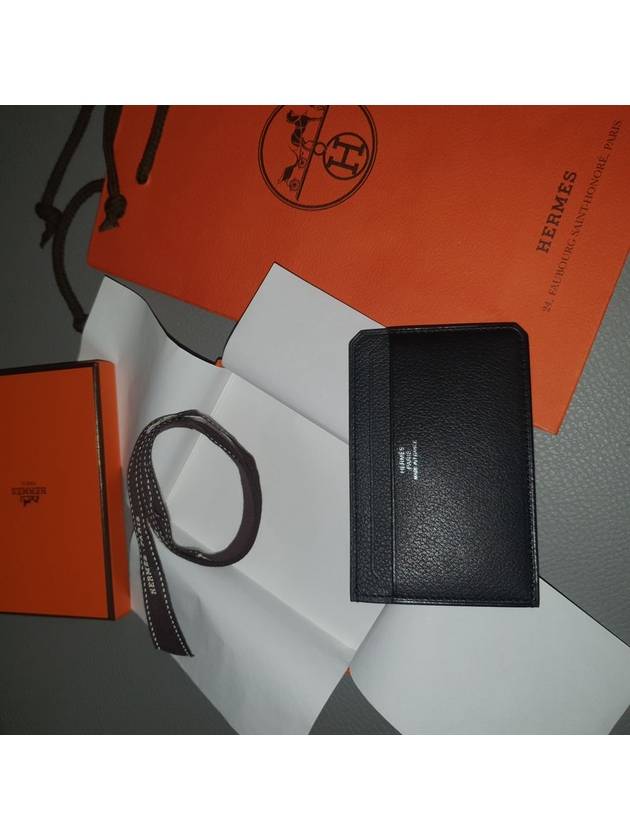 City 4CC Card Wallet Noir - HERMES - BALAAN 9