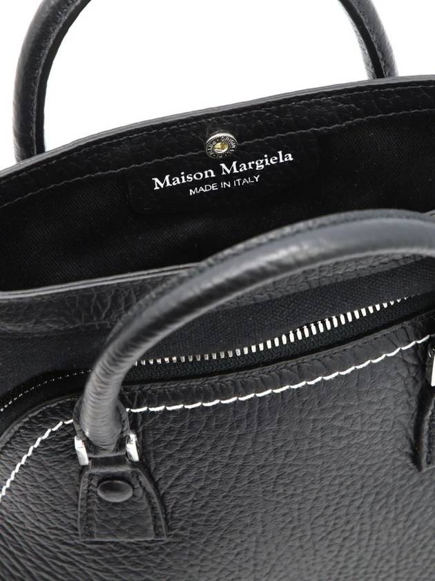 5AC Classique Micro Tote Bag Black - MAISON MARGIELA - BALAAN 6