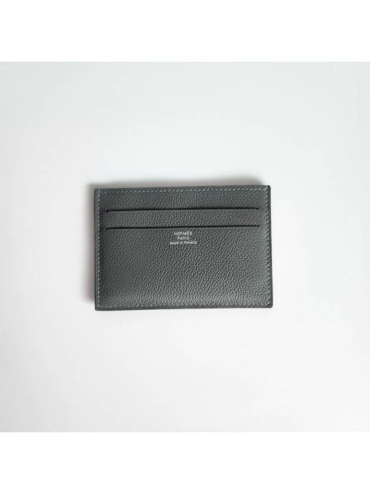 Citizen Twill Card Wallet Grey - HERMES - BALAAN 2