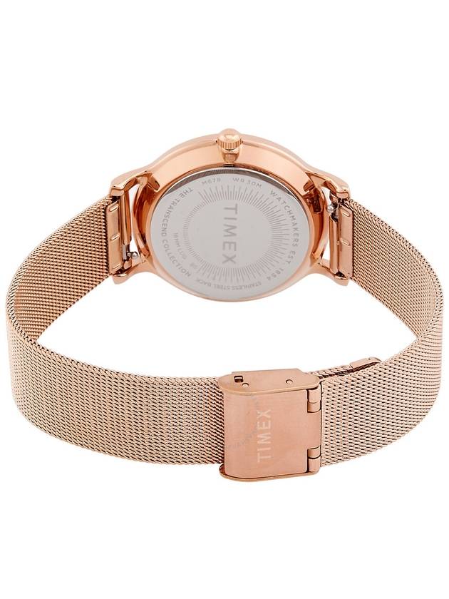 Timex Transcend Quartz Crystal Rose Gold Dial Ladies Watch TW2V52500VQ - TIMEX - BALAAN 3