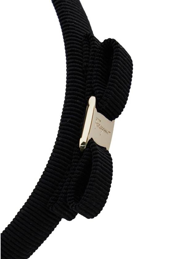 Vara Bow Headband Black - SALVATORE FERRAGAMO - BALAAN 3