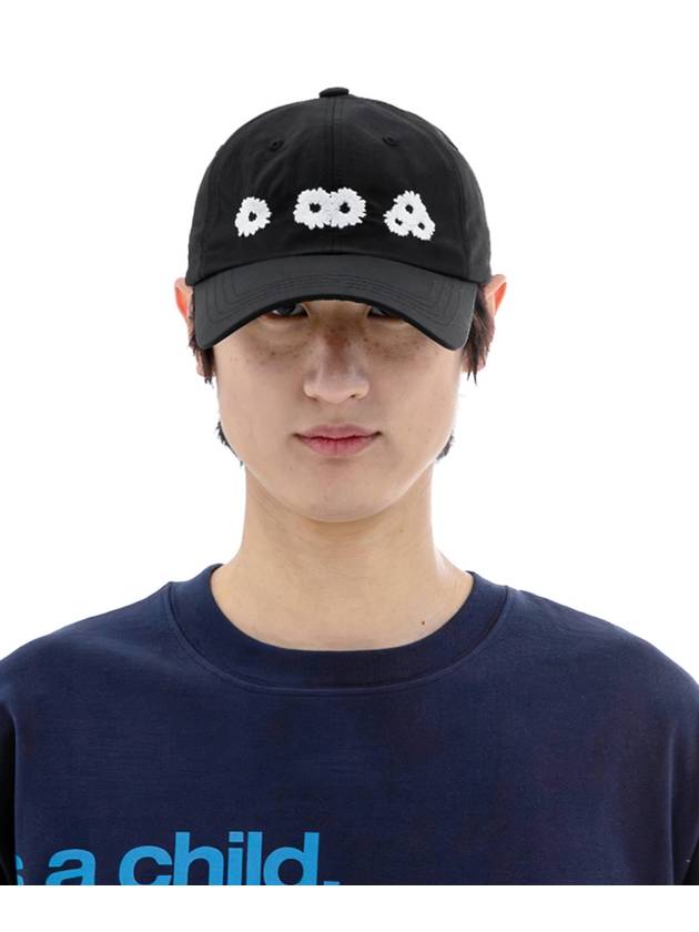 SIGNAL LOGO NYLON CAP in black - MYDEEPBLUEMEMORIES - BALAAN 1