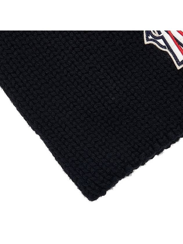 Grenoble patch wool beanie 3B00010 M1131 999 - MONCLER - BALAAN 8