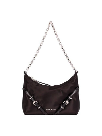 Voyou Party Nylon Satin Shoulder Bag Black - GIVENCHY - BALAAN 2