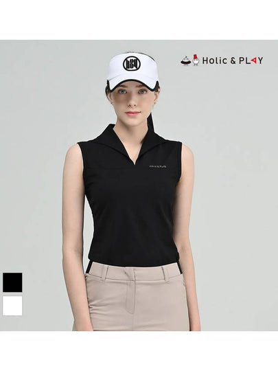 shawl collar performance sleevelessHC2WTN001 - HOLIC&PLAY - BALAAN 2