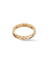 Coco Crush Quilted Motif Mini Ring Gold - CHANEL - BALAAN 3