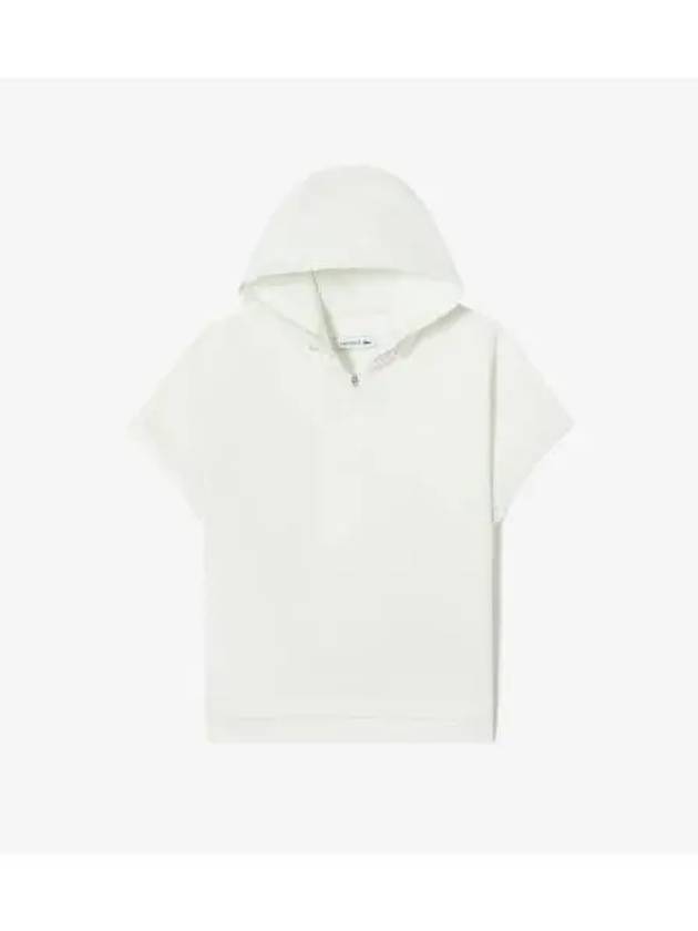 Women s Hooded Short Sleeve Shirt Set up OFFWHITE Off White - LACOSTE - BALAAN 1