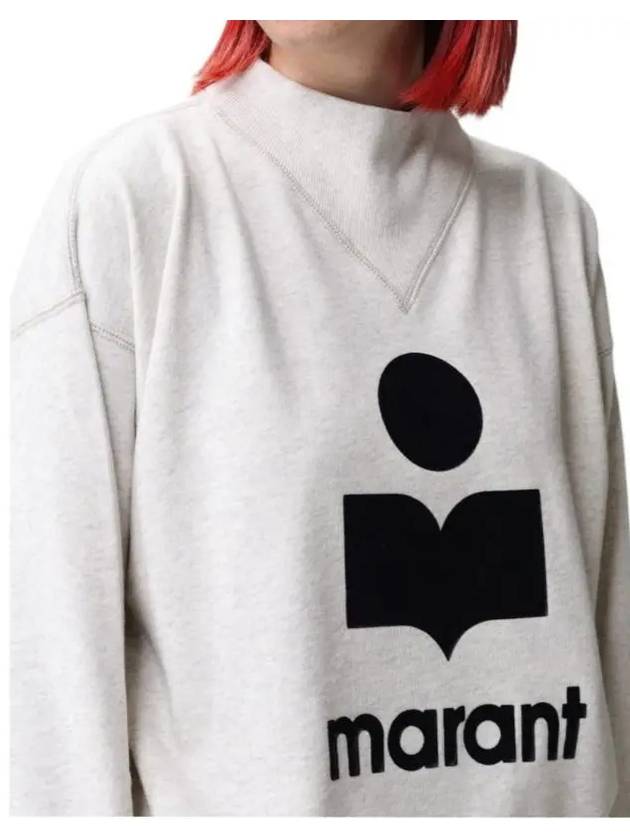 Moby Logo Print Sweatshirt Ecru - ISABEL MARANT - BALAAN 6