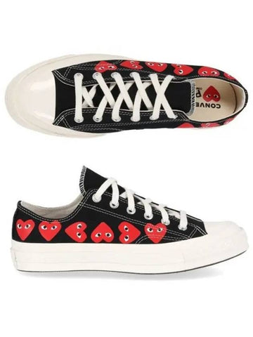 Chuck Taylor Multi Heart Men s Low Sneakers AZ K126 1 270470 1148100 - COMME DES GARCONS - BALAAN 1