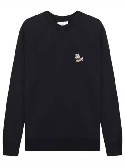 Dressed Fox Patch Classic Sweatshirt Black - MAISON KITSUNE - BALAAN 2