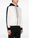 Hooded Padded Cardigan White - MONCLER - BALAAN 4