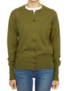 Bea Logo Cardigan Green - VIVIENNE WESTWOOD - BALAAN 3