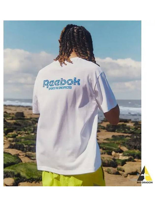 Small logo pattern t shirt white - REEBOK - BALAAN 1