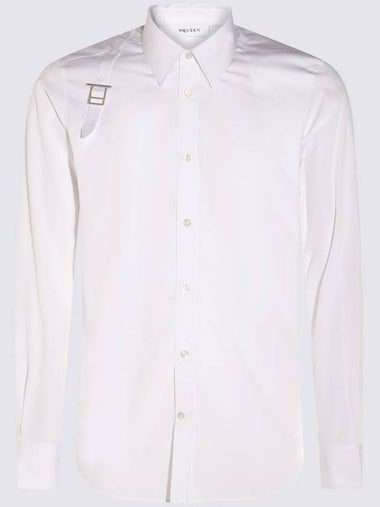 Alexander McQueen White Cotton Shirt - ALEXANDER MCQUEEN - BALAAN 1