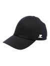 Signature Cotton Ball Cap Black - COURREGES - BALAAN 1