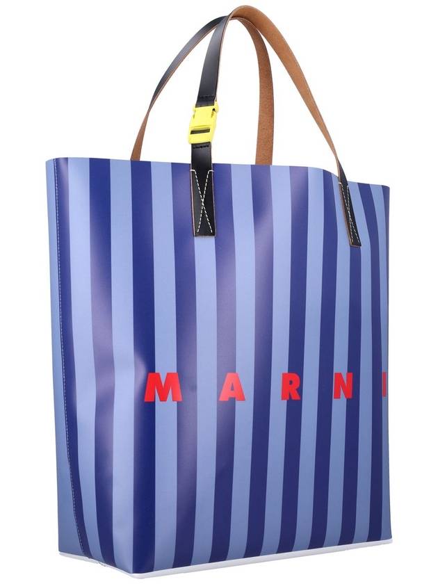 Striped Tribeca shopping bag - MARNI - BALAAN 2