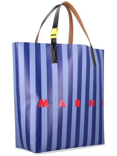 Striped Tribeca shopping bag - MARNI - BALAAN 2