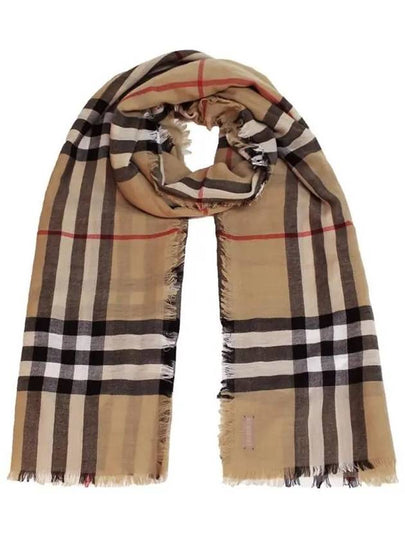 Vintage Check Wool Scarf Archive Beige - BURBERRY - BALAAN 2