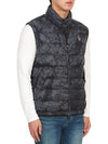 Men's Mornans Down Vest Dark Grey - MONCLER - BALAAN 5