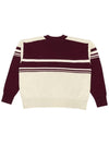 Callie Crew Neck Knit Top Wine - ISABEL MARANT - BALAAN 3