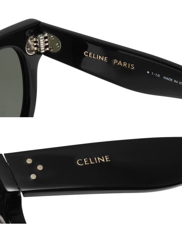 Eyewear Mineral Glass Cat Eye Sunglasses Black - CELINE - BALAAN 7