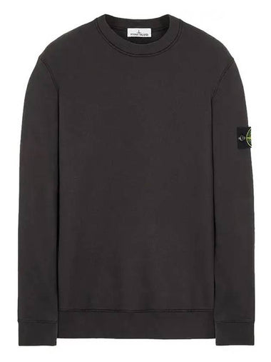 Wappen Patch Crewneck Sweatshirt Charcoal - STONE ISLAND - BALAAN 1