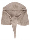 Soft Wool Balaclava Beige - GANNI - BALAAN 2