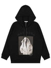 Lillo Graphic Print Cotton Hoodie Black - MAX MARA - BALAAN 2