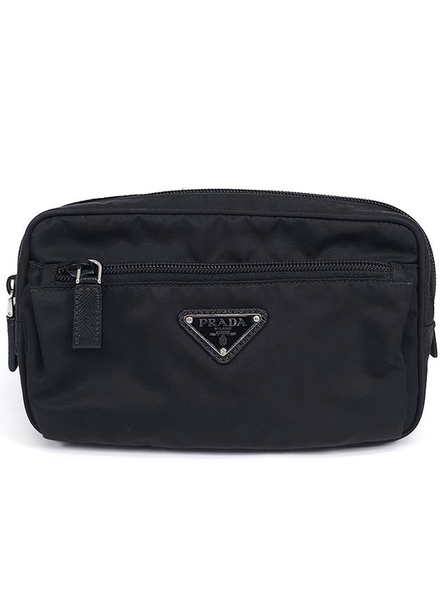 2VL977 Lee nylon triangle logo belt bag - PRADA - BALAAN 3