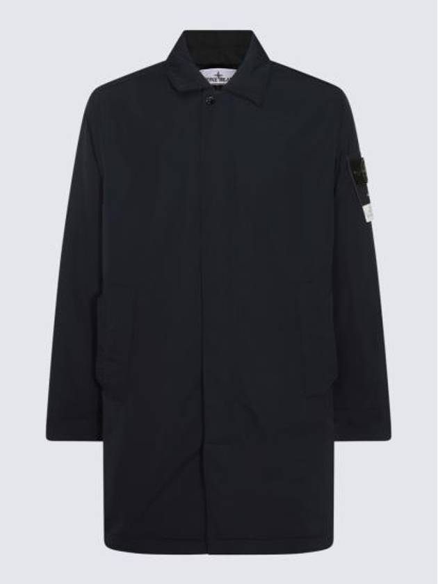 Micro Twill Single Coat Navy - STONE ISLAND - BALAAN 3