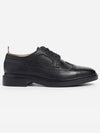 Men's Classic Long Wing Brogue Lace Up Brogue Shoes Black - THOM BROWNE - BALAAN 3