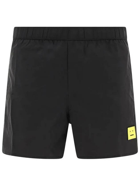 Face Logo Shorts Black - ACNE STUDIOS - BALAAN 2