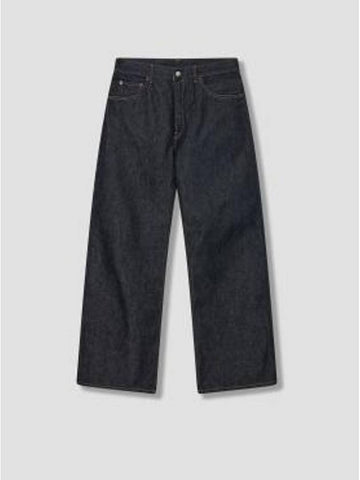 Loose Fit Denim Straight Jeans Blue - ACNE STUDIOS - BALAAN 1