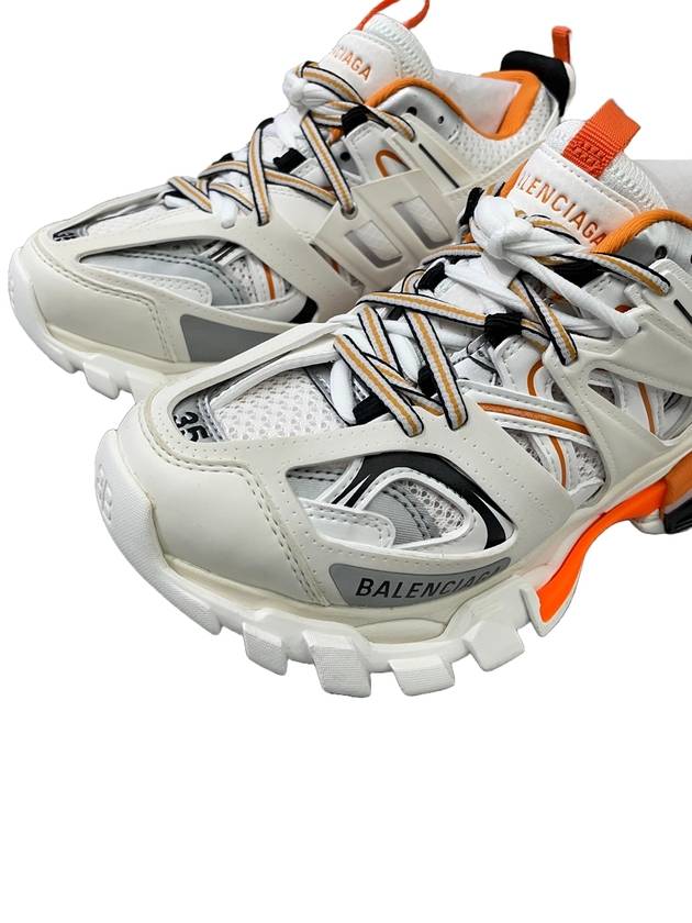 Track Trainer Low Top Sneakers White Orange - BALENCIAGA - BALAAN 5