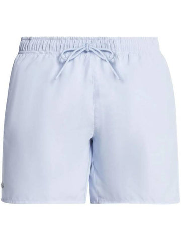 Men's Light Quick Dry Swim Shorts Light Blue - LACOSTE - BALAAN 1