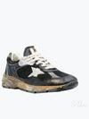 Dad-Star Mesh Nappa Leather Low Top Sneakers Black Ice Grey - GOLDEN GOOSE - BALAAN 2