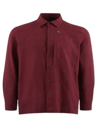 Men's Helheim Long Sleeve Shirt Tawny Red - KLATTERMUSEN - BALAAN 2