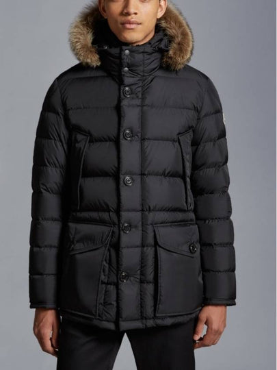 Cluny Long Down Jacket Black - MONCLER - BALAAN 2