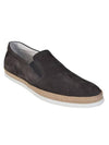 Suede Slip-On Loafer Grey - TOD'S - BALAAN 3