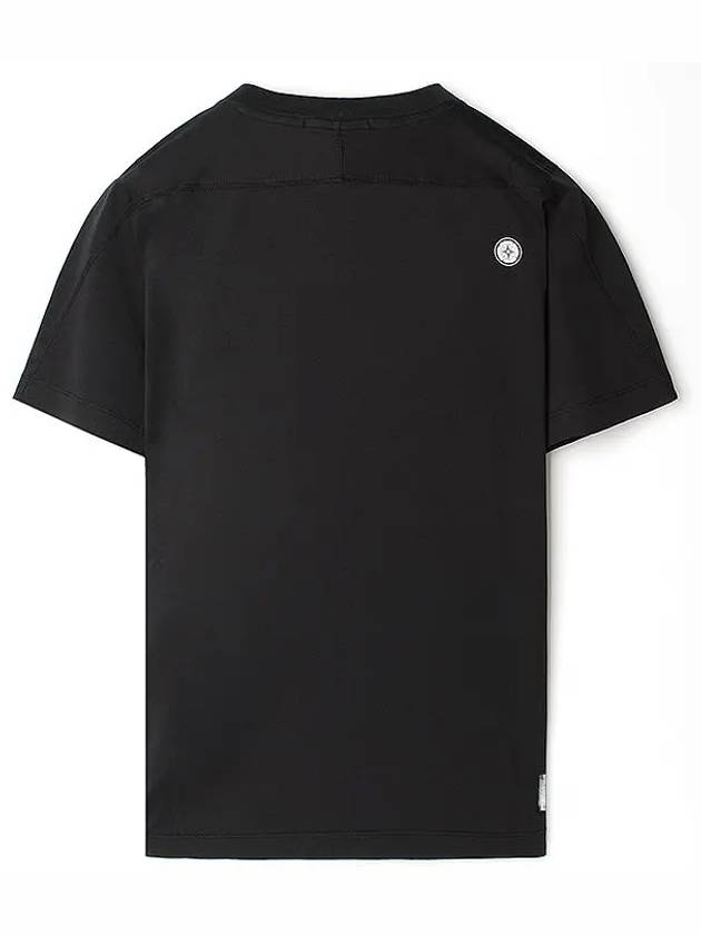 Shadow Project Neo Flora Short Sleeve T-Shirt Black - STONE ISLAND - BALAAN 3