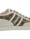 GG Low Top Sneakers Beige Ebony - GUCCI - BALAAN 11